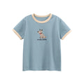 Children's  short sleeve T-shirt, girls' children's clothing, cartoon print top for kids