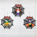 Halloween Decorative Hanging Ornament Non-Woven Fabric Decoration for Bar and KTV Scene Setup, Pumpkin Spider Web Door Hanging Ornament