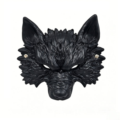 Halloween Wolf Head Mask Gold Silver Werewolf Cosplay Costume Party Prop Atmosphere Cloth