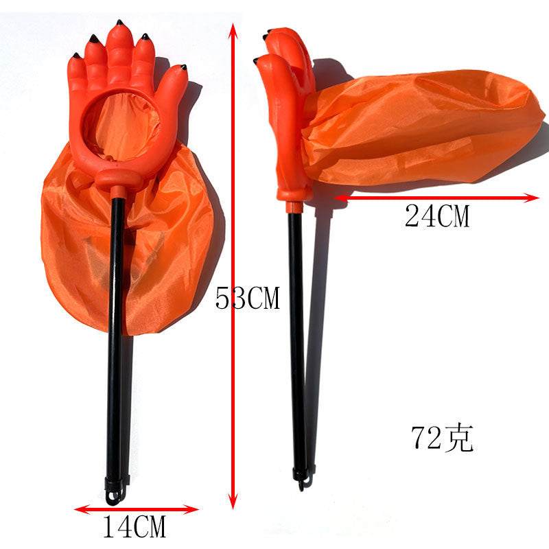Halloween Pumpkin Candy Bag, Costume Party Ghost Claw Hand Candy Bag, Halloween Decoration Prop