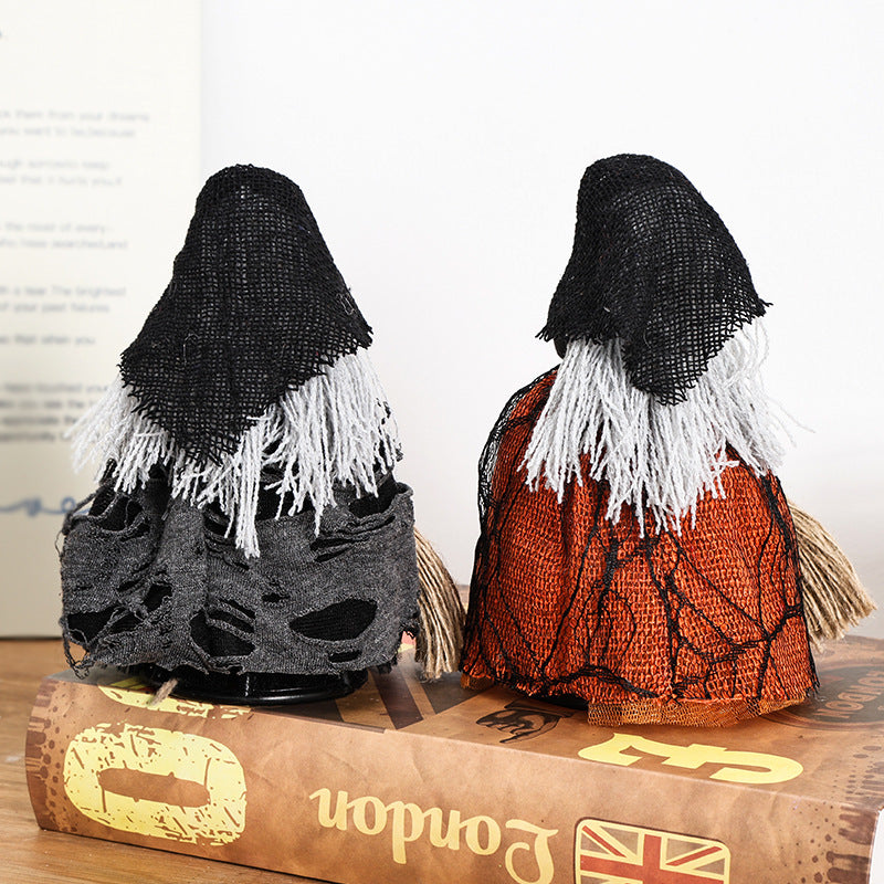 Halloween Decoration Elegant Witch Broom Tree Top Star Halloween Party Home Decor Item