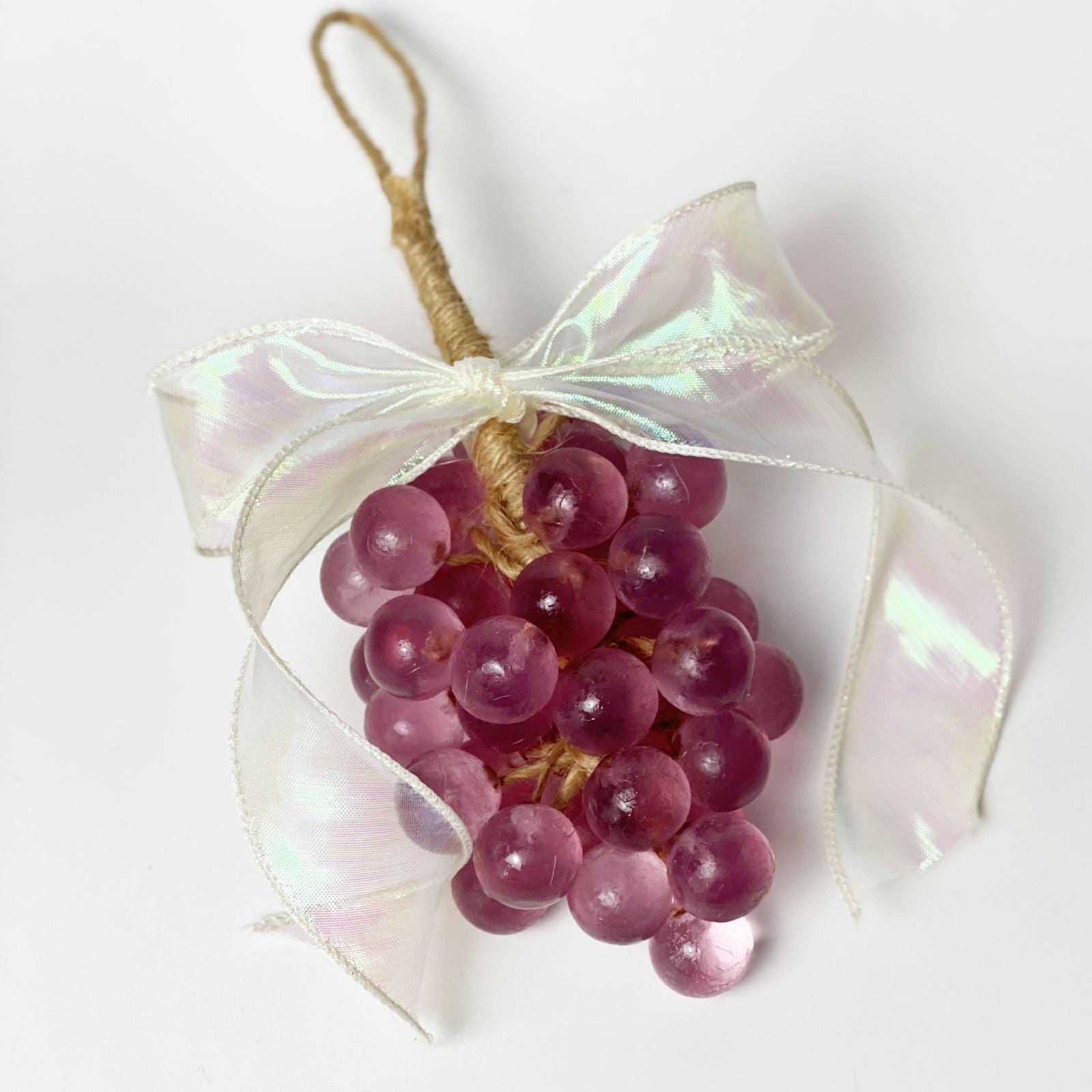 Transparent Crystal Grape Soap Gift Box Set, Handmade Grape Cluster Scented Soap, Aromatherapy Hanging Ornament, Handwashing Soap, Favor Gift