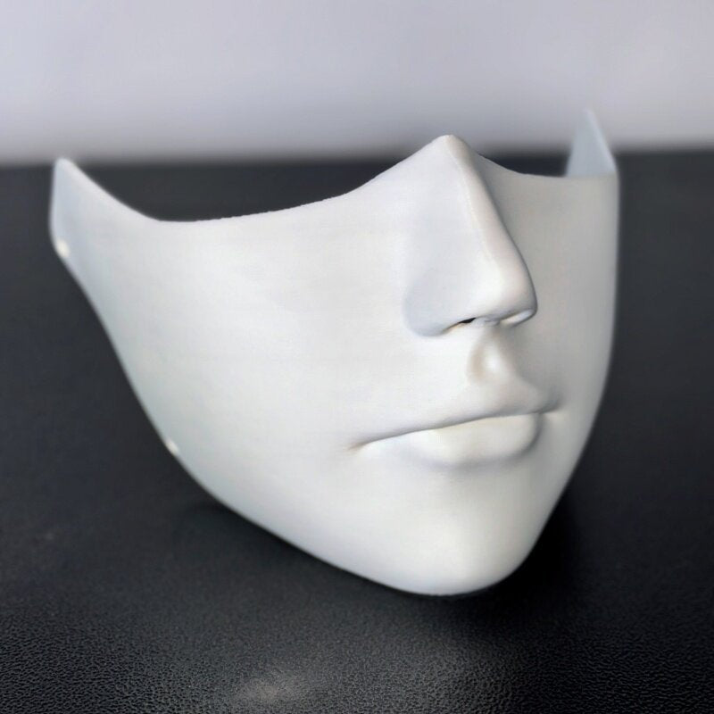 Fashion Hand Painted Half Face Mask Retro Antique Style Peking Opera Mask Cosplay Role Play Mask DIY Home Wall Decor Party Gift