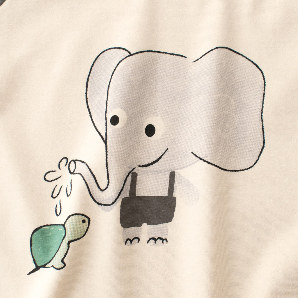 Cute Cartoon Print Short Sleeve T-Shirt for Girls