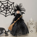 Halloween Decoration Witch Doll Tree Top Star Desktop Ornament Figurine