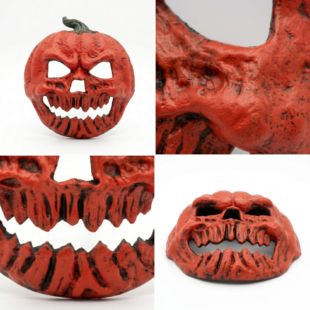 Halloween Pumpkin Mask Decorative PU Foam Mardi Gras Decoration Pumpkin Lantern Cover