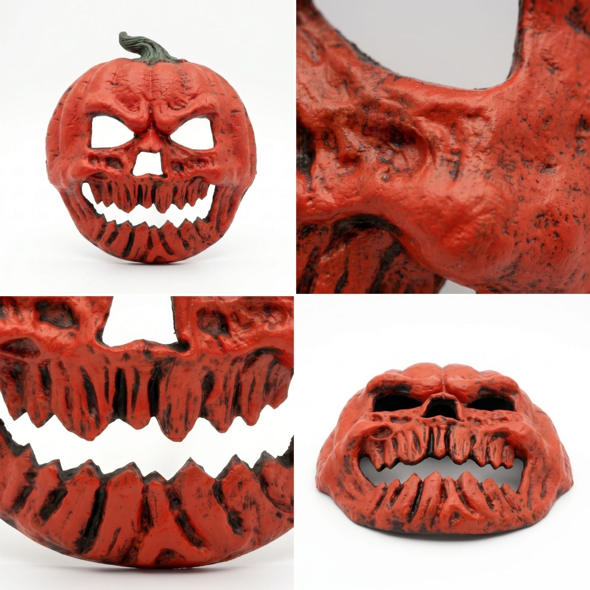 Halloween Pumpkin Mask Decorative PU Foam Mardi Gras Decoration Pumpkin Lantern Cover