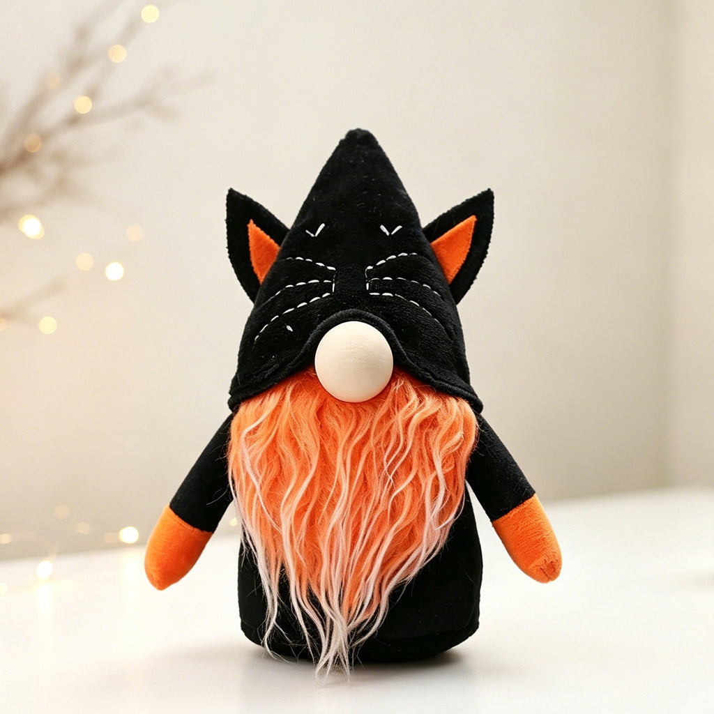 Halloween Decoration Faceless Forest Man Doll Dwarf Figurine Window Display Prop for Scene Shooting and Decoration