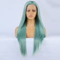 Wig Front Big Lace Ladies Chemical Fiber Wig Headgear Lace Wigs Long Straight Hair