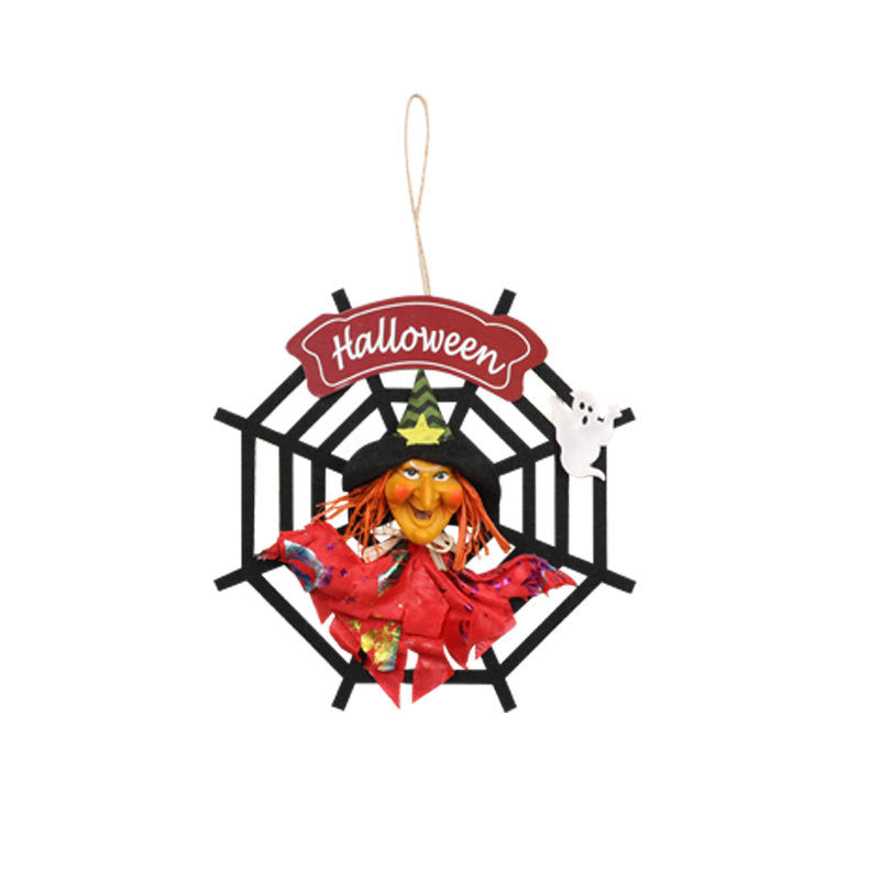 Halloween Spider Web Hanging Decoration Non-woven Fabric Ornament for Bar, KTV, Ghost Festival Scene Decoration Door Hanging