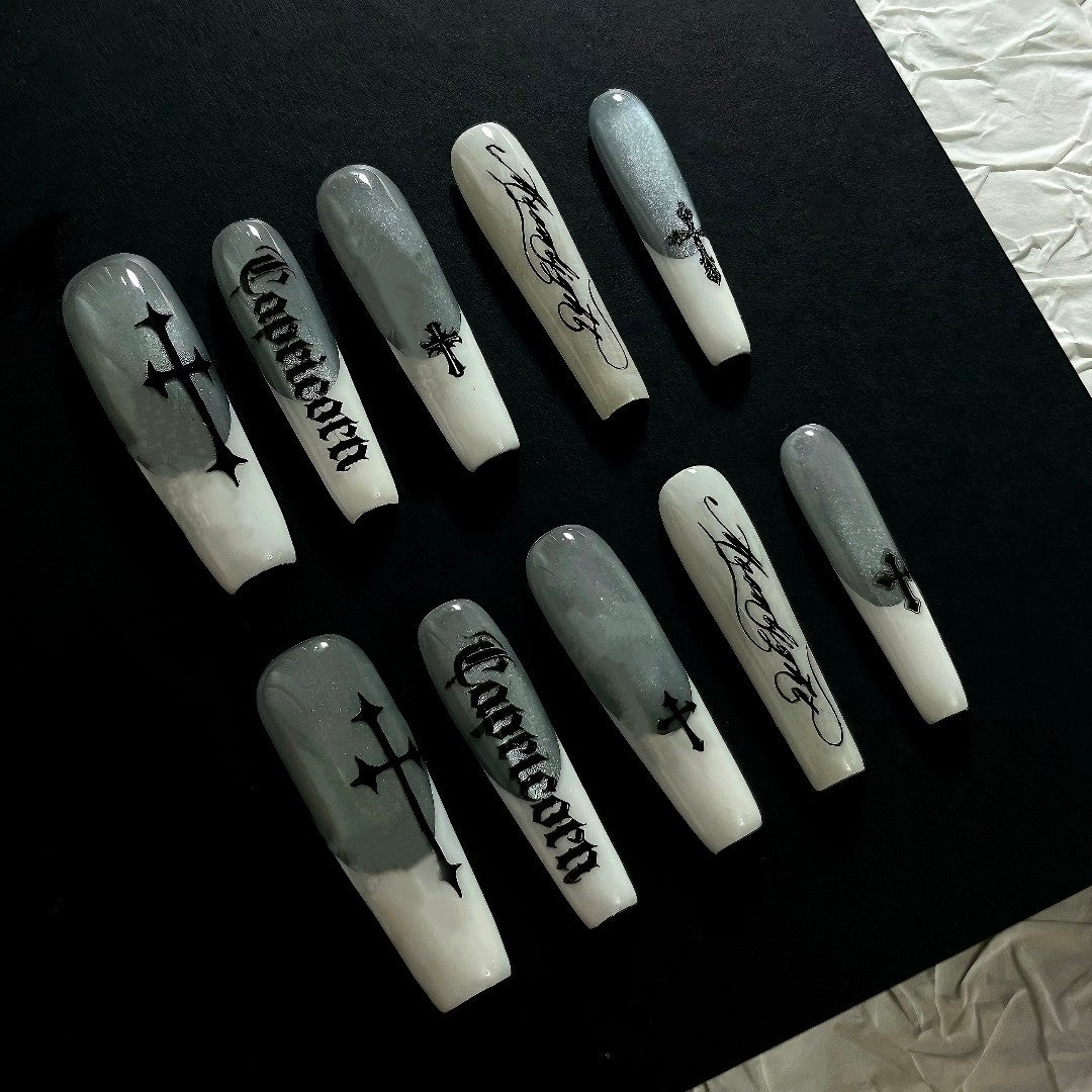 Cross long ladder nail patch
