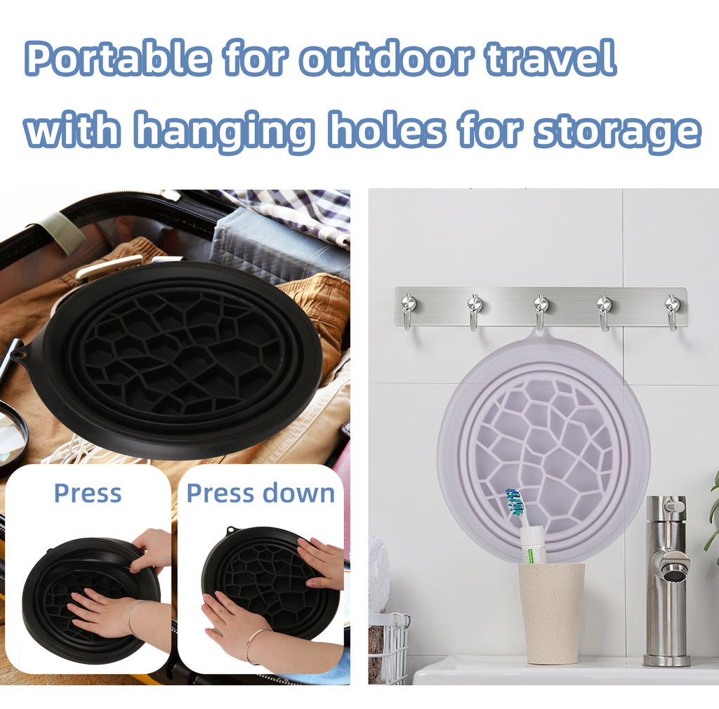 Silicone Ice Bath Washbasin Relief Stress Improved Blood Circulation Ice Washbowl Foldable Rapid Cooling Bathing Travel