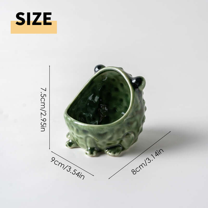 Cute Ceramic Frog Storage Bowl