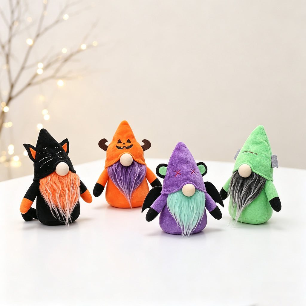 Halloween Decoration Faceless Forest Man Doll Dwarf Figurine Window Display Prop for Scene Shooting and Decoration