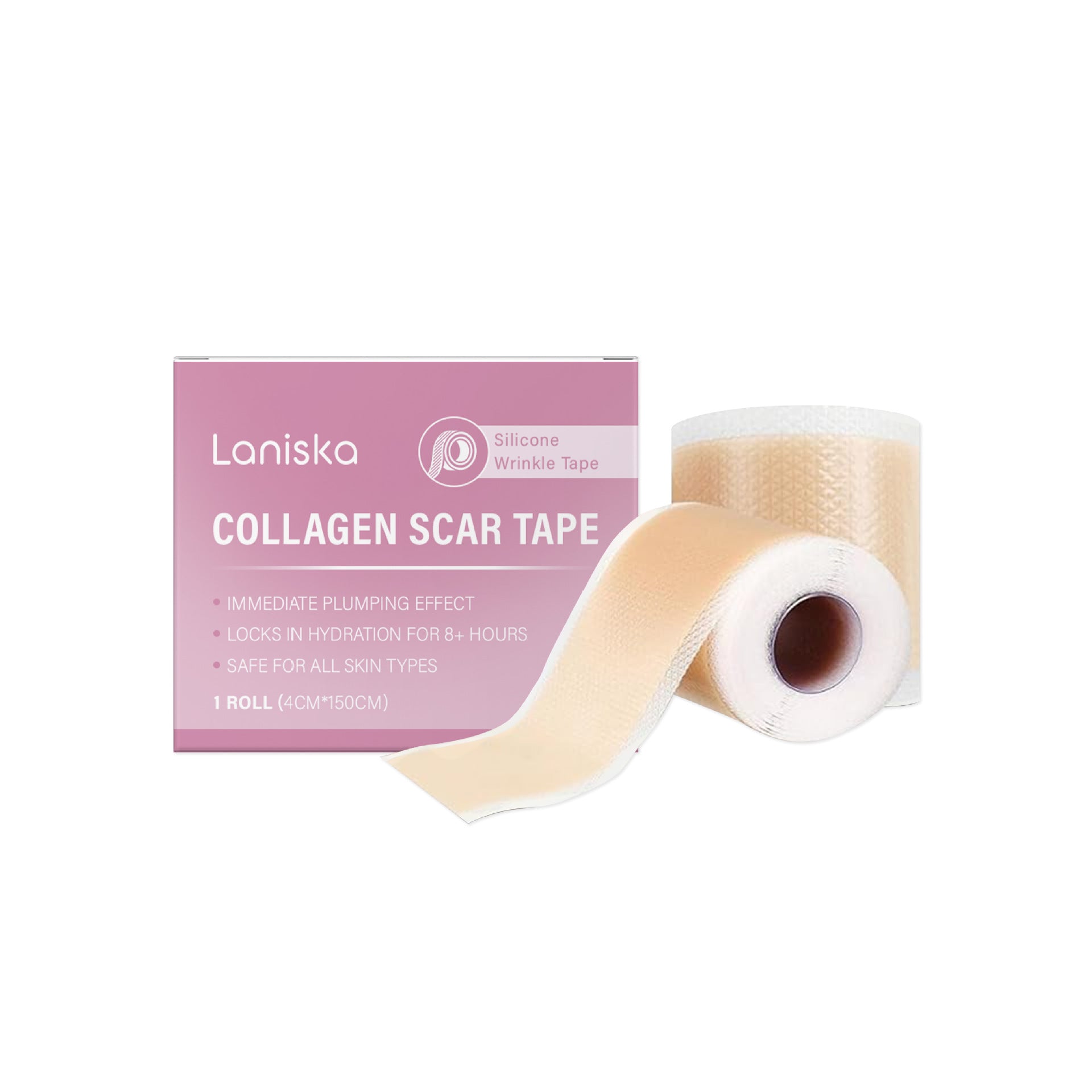 LANISKA Facial Gel Patch Transparent Imperfection Covering Gentle Care for Dry Lines Easy-to-Use Sheet
