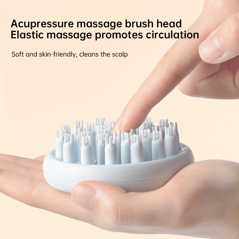 Baby Silicone Shampoo Scalp Massage Body Clean Scrub Feel Bath Brush