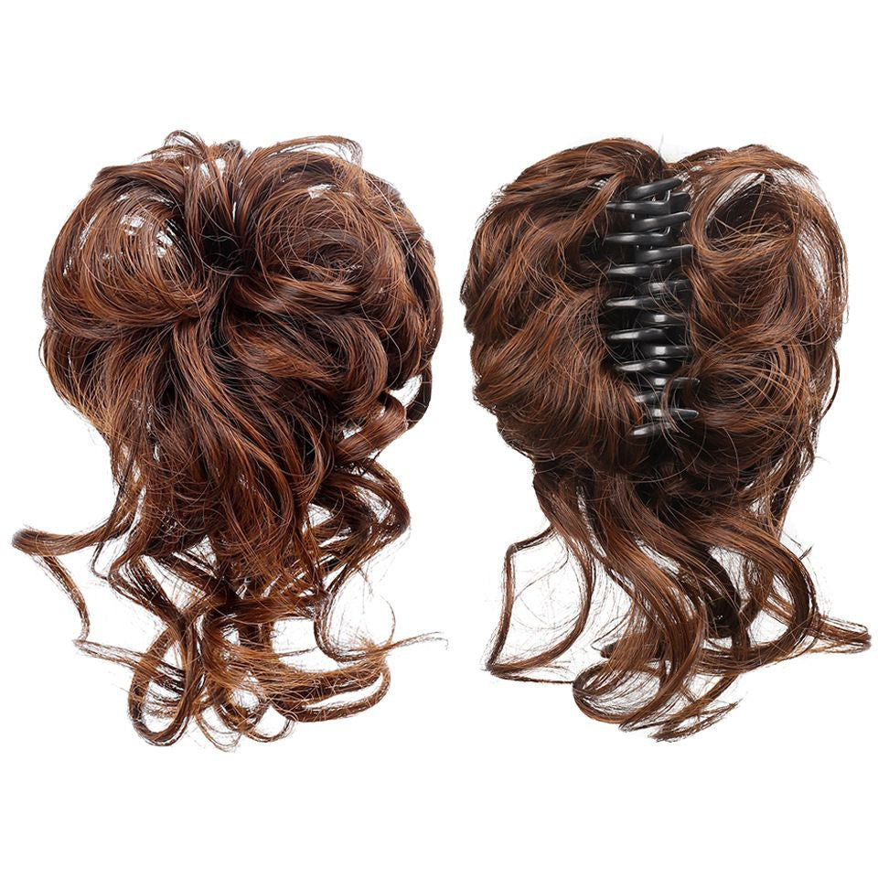 Marubeni Head Fluffy Wig Hair Accessories Hair Accessories Realistic Girls Comfortable Black Soft Durable Styling Increase Display