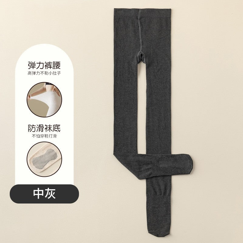 Cotton Leggings Women's Autumn and Winter Outer Wear Warm Light Leg Artifact Women's Black fleece-lined Thickened Pantyhose Wholesale