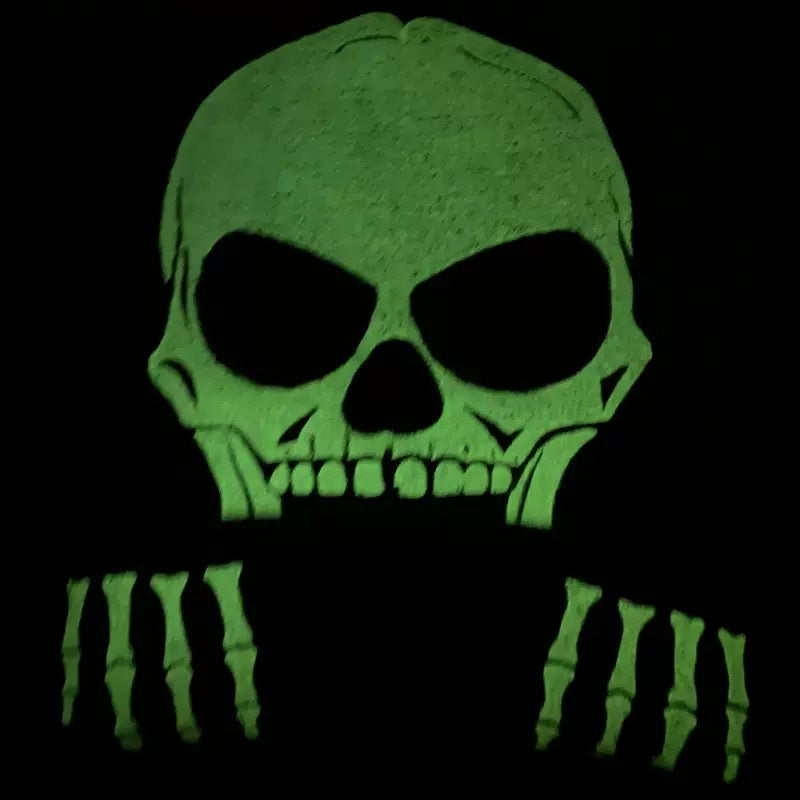 AliExpress Cross Border Skull Luminous Knitted Hat Skull Skeleton Hat Cap Halloween Decoration