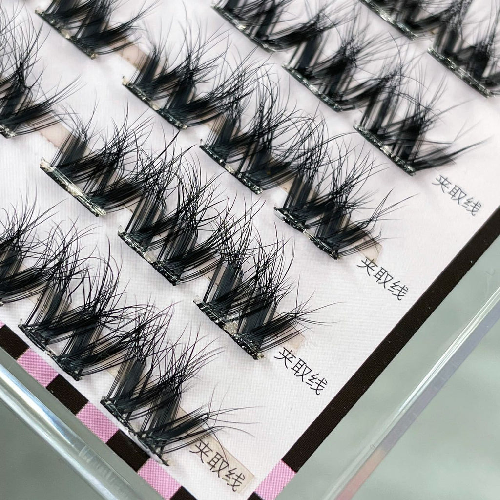 Super Photogenic! Honey Box Large Flower Roll 3D Glue-Free False Eyelashes, No Removal, Sweet and Cool Photogenic, Easy to Use Eyelashes for Lazy People
