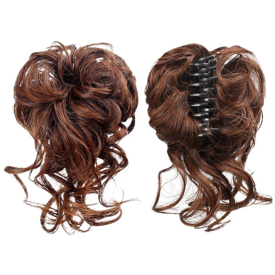 Marubeni Head Fluffy Wig Hair Accessories Hair Accessories Realistic Girls Comfortable Black Soft Durable Styling Increase Display
