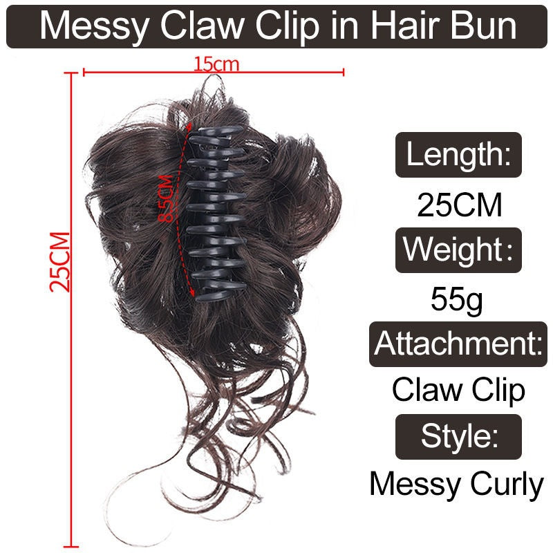 Marubeni Head Fluffy Wig Hair Accessories Hair Accessories Realistic Girls Comfortable Black Soft Durable Styling Increase Display