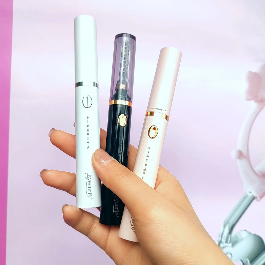 Eyecurl Small Steel Tube Electric Eyelash Curler, Electric Heating, Ready to Use, USB Charging, Clip-On Curler All in One