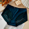 New Lace Panties for Women, Mid-High Waist, Plus Size, Sexy, Seamless, Hollow, Breathable Cotton Crotch Briefs, Seamless Lace