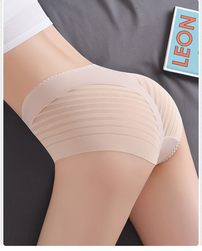 New Lace Panties for Women, Mid-High Waist, Plus Size, Sexy, Seamless, Hollow, Breathable Cotton Crotch Briefs, Seamless Lace