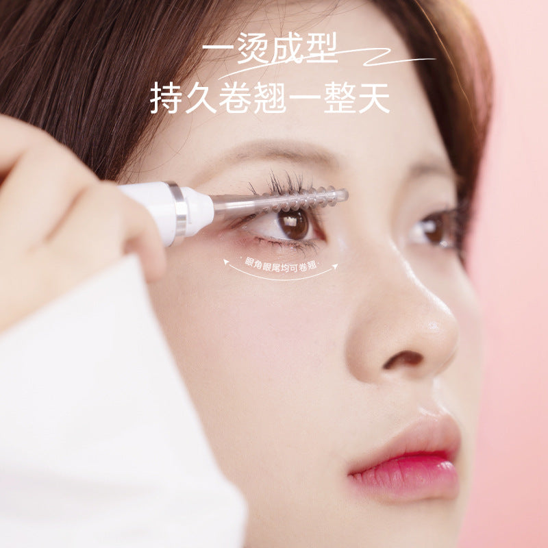 Eyecurl Small Steel Tube Electric Eyelash Curler, Electric Heating, Ready to Use, USB Charging, Clip-On Curler All in One