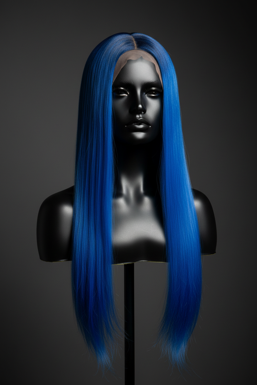 Blue Lace Front Wig