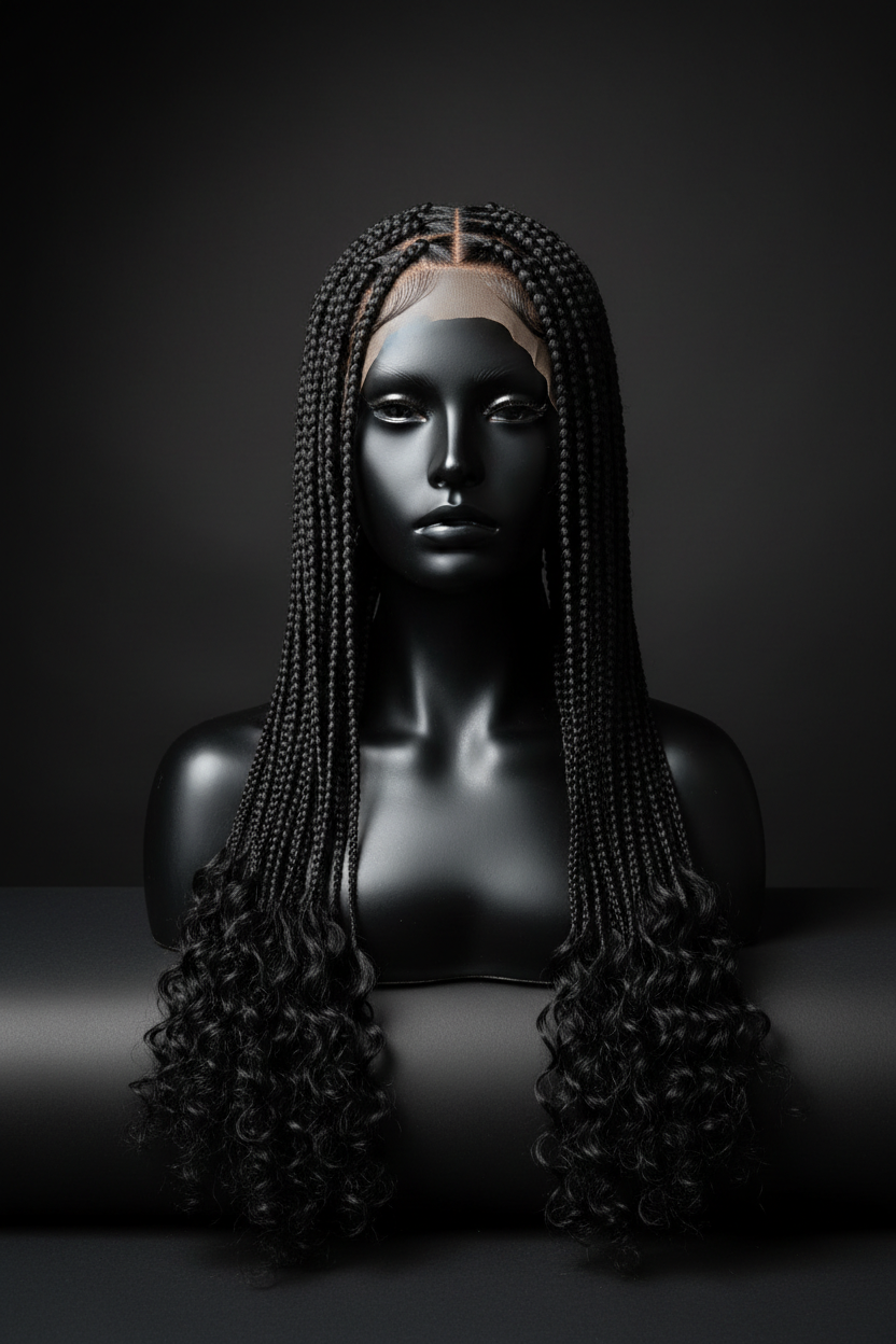 Triangle Knotless Braided Wig